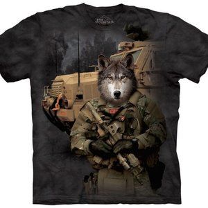 The Mountain JTAC Lone Wolf Military T-Shirt S